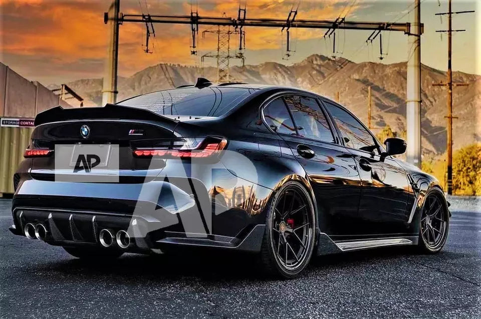 BMW 3 Series M3 G20 G80 Car Rear Spoiler 2018-2021 Carbon Fibre
