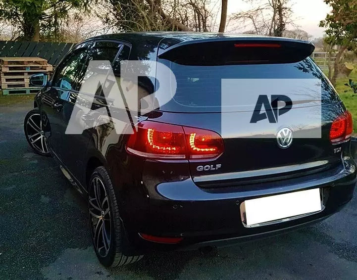 VW Golf MK6 Car Rear Roof Spoiler Wing 2008-2013 Carbon Fibre