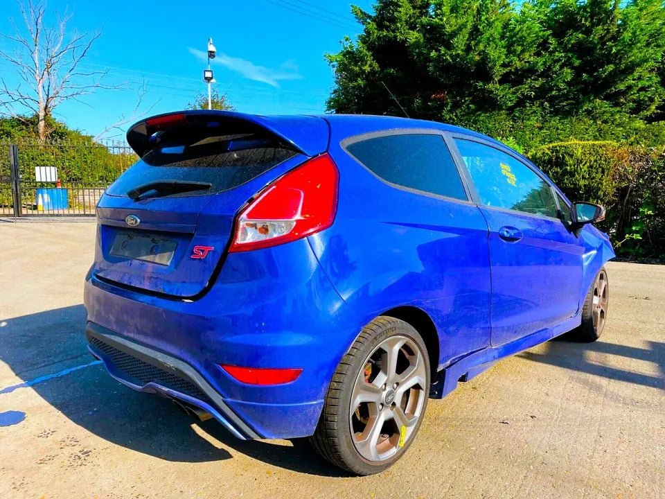 Ford Fiesta MK7 MK7.5 Gloss Black Rear Boot Roof Spoiler Wing