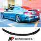 Mercedes C Class Coupe Car Rear Spoiler 2014-2021 Gloss Black
