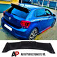 VW Polo MK6 Car Rear Roof Spoiler AW 2018-24 Batman Style Gloss Black