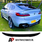 BMW X4 G02 X4M Car Rear Spoiler Wing 2018-2024 ABS Gloss Black