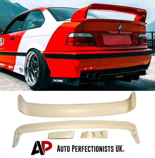 BMW 3 Series M3 E36 GT GTR Car Rear Spoiler 1990-2000 Unpainted