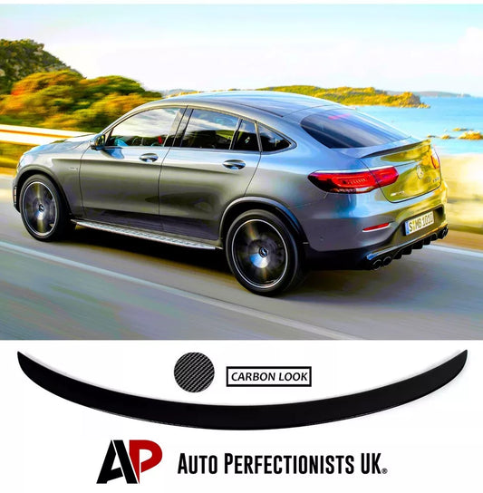 Mercedes GLC Class Coupe GLC63 Car Rear Spoiler 2015-24 Carbon Fibre