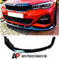 BMW 3 Series G20 G21 Kit Front Splitter 2018-2024 Gloss Black