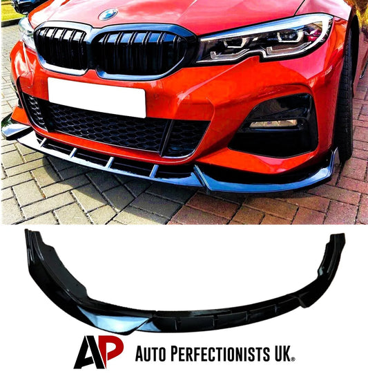 BMW 3 Series G20 G21 Kit Front Splitter 2018-2024 Gloss Black