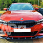 BMW 3 Series G20 G21 Kit Front Splitter 2018-2024 Gloss Black