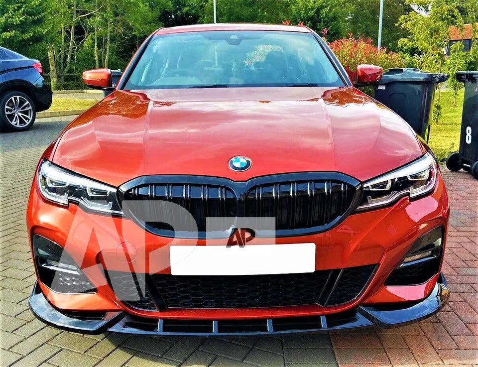 BMW 3 Series G20 G21 Kit Front Splitter 2018-2024 Gloss Black
