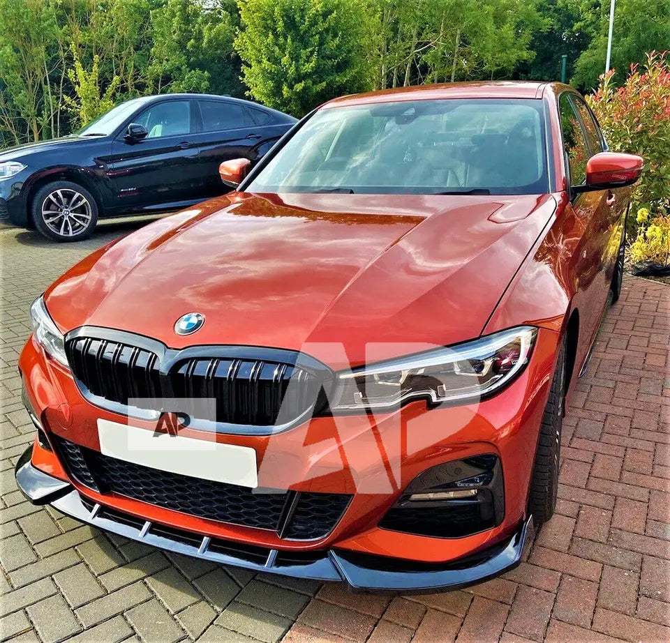 BMW 3 Series G20 G21 Kit Front Splitter 2018-2024 Gloss Black