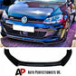 VW Golf MK7 MK7.5 R Front Splitter 2013-2020 Gloss Black