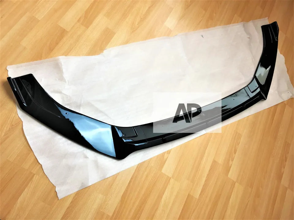 For VW Golf MK7 MK7.5 R Front Splitter 2013-2020 Gloss Black