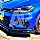 VW Golf MK7 MK7.5 R Front Splitter 2013-2020 Gloss Black