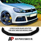 VW Golf MK6 R20 R Front Splitter Lip 2008-2013 Gloss Black
