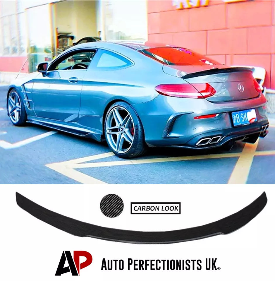 Mercedes C Class Coupe W205 C205 Car Rear Spoiler Carbon Fibre