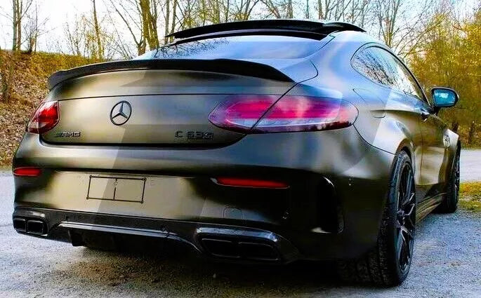 Mercedes C Class Coupe W205 C205 Car Rear Spoiler Carbon Fibre