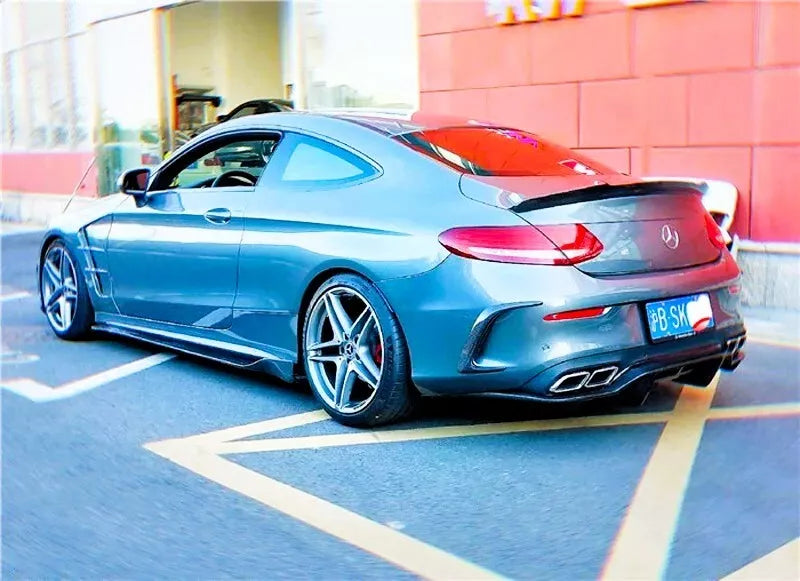 Mercedes C Class Coupe W205 C205 Car Rear Spoiler Carbon Fibre