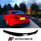 Audi A4 B8 Car Rear Spoiler 2008-2012 M4 Style Gloss Black