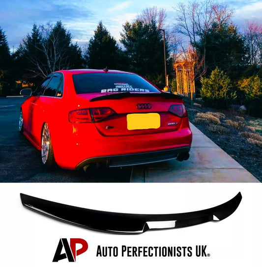 Audi A4 B8 Car Rear Spoiler 2008-2012 M4 Style Gloss Black