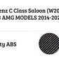 Mercedes C Class W205 Car Rear Spoiler 2014-2021 Carbon Fibre