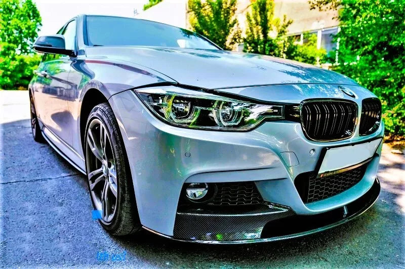 BMW 3 Series F30 Saloon F31 Estate Front Splitter 2011-19 Gloss Black