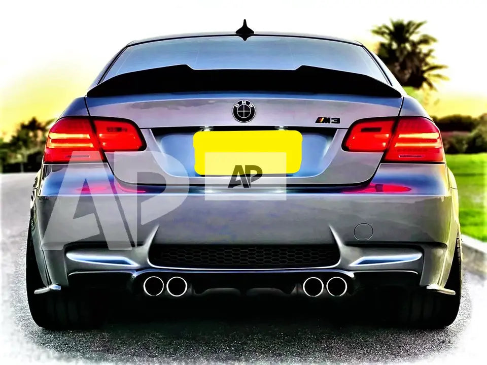 BMW 3 Series Coupe M3 E92 Car Rear Spoiler 2004-2012 Gloss Black