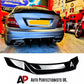Mercedes C Class Coupe W204 Car Rear Spoiler 2007-2014 Gloss Black