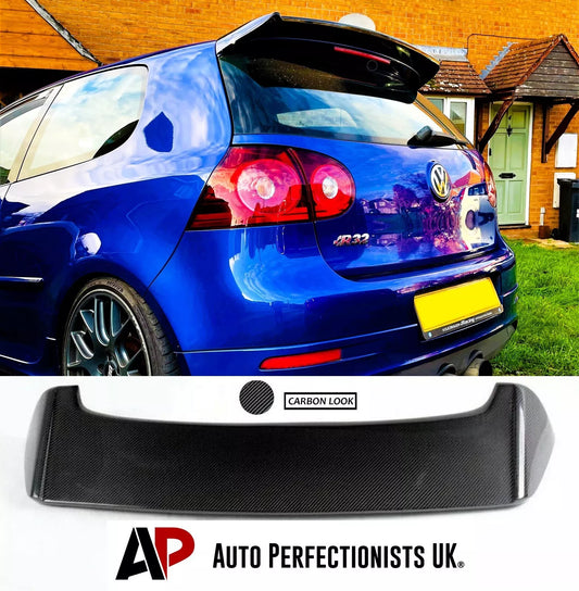 VW Golf MK5 Car Rear Roof Spoiler 2003-2008 Osir Style Carbon Fibre
