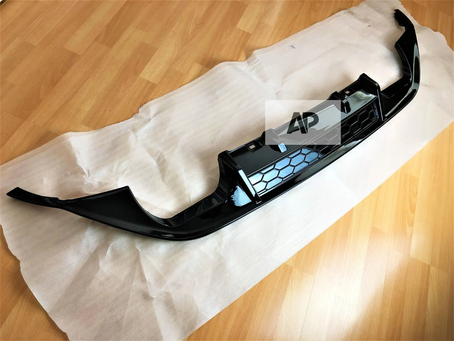VW Golf GTI MK7 Rear Valance Diffuser 2013-2016 Gloss Black