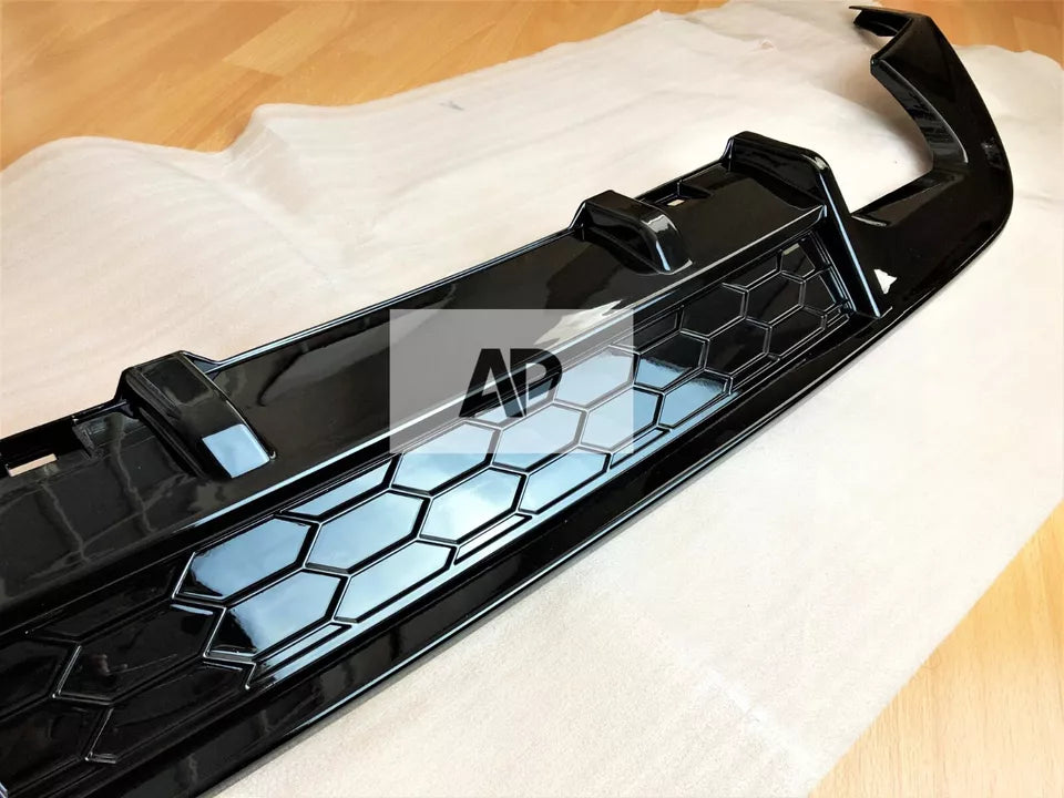 VW Golf GTI MK7 Rear Valance Diffuser 2013-2016 Gloss Black