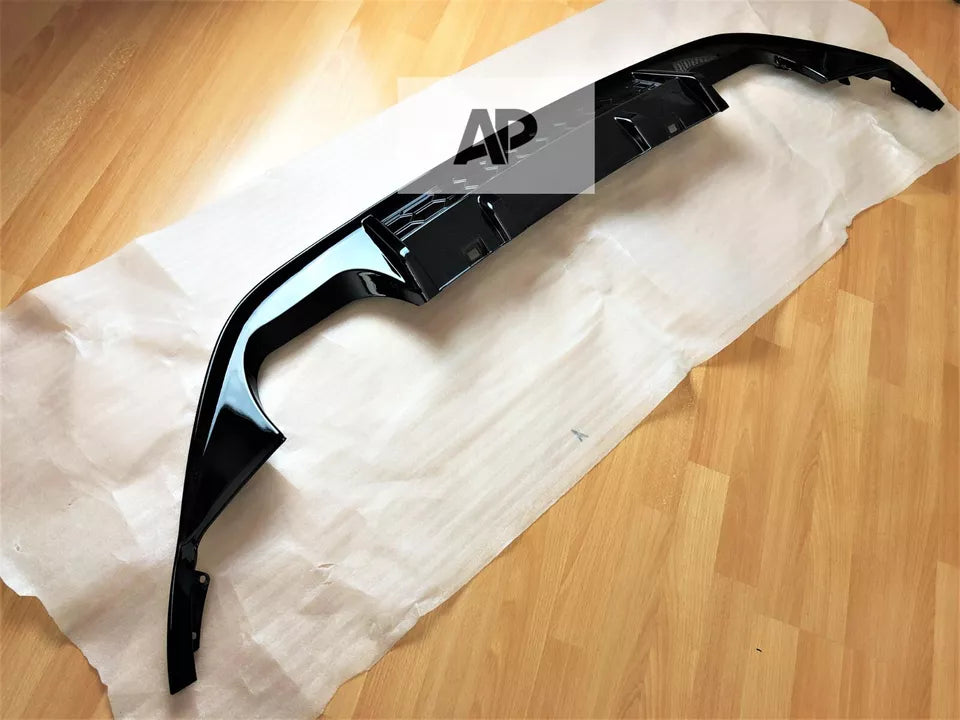 VW Golf GTI MK7 Rear Valance Diffuser 2013-2016 Gloss Black