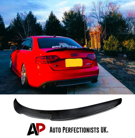 Audi A4 B8 Car Rear Spoiler 2008-2012 M4 Style Carbon Fibre