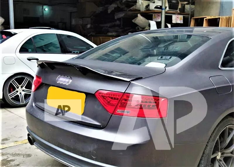 Audi A5 B8 8T Coupe Car Rear Spoiler 2007-2016 Gloss Black