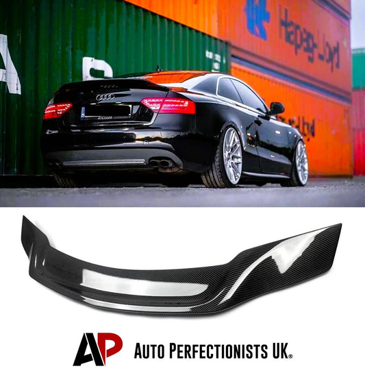 Audi A5 B8 8T Coupe Car Rear Spoiler 2007-2016 Carbon Fibre