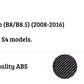 Audi A4 B8 Saloon Car Rear Spoiler 2008-2016 Carbon Fibre