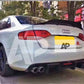 Audi A4 B8 Saloon Car Rear Spoiler 2008-2016 Carbon Fibre
