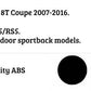 Audi A5 B8 8T Coupe Car Rear Spoiler 2 Door 2007-2016 Gloss Black