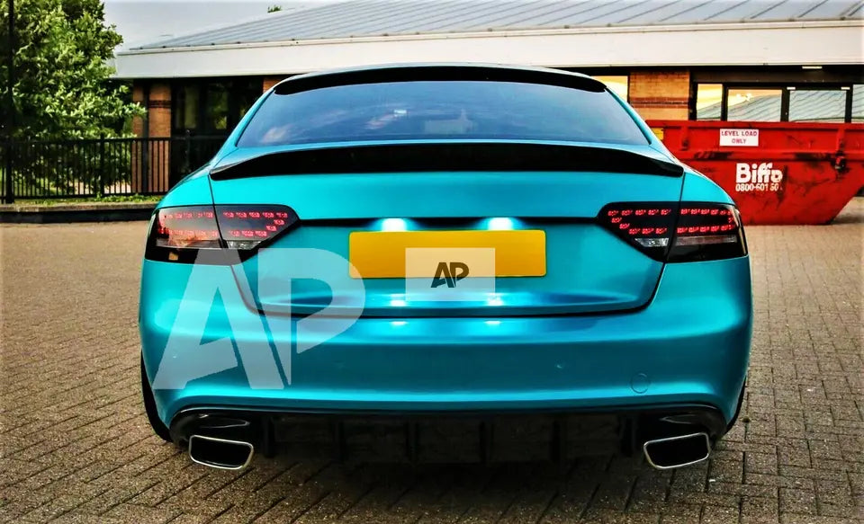 Audi A5 B8 8T Coupe Car Rear Spoiler 2 Door 2007-2016 Gloss Black