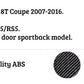 Audi A5 B8 8T Coupe Car Rear Spoiler 2 Door 2007-2016 Carbon Fibre