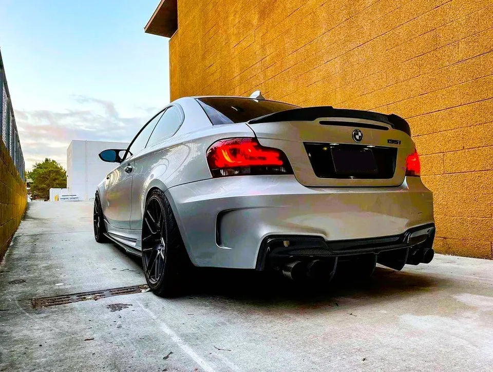 BMW 1 Series Coupe 1M E82 Car Rear Spoiler 2007-2013 Gloss Black