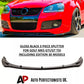 VW Golf MK5 GTI GT TDI Front Splitter 2003-2008 Gloss Black