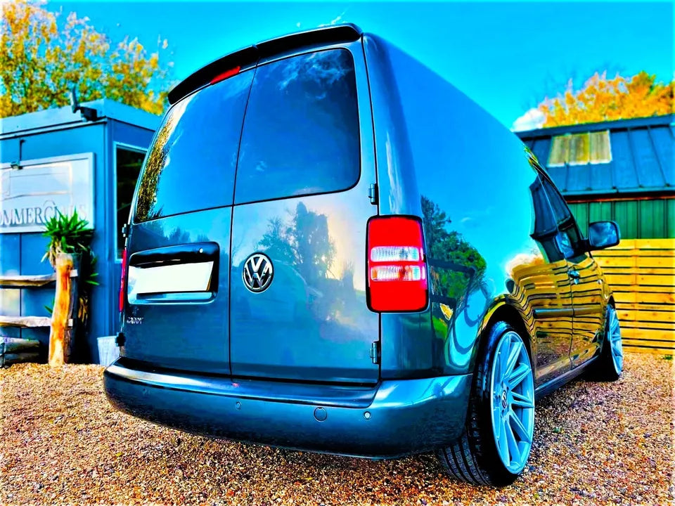 VW Caddy & Maxi Van Car Rear Roof Spoiler 2003-2020 Gloss Black
