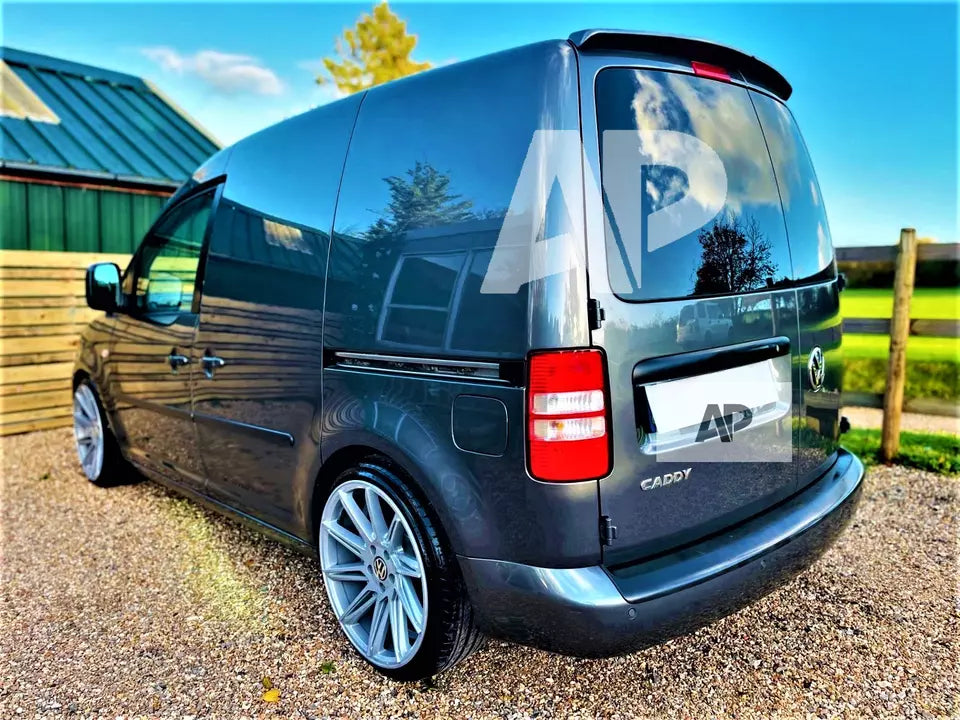 VW Caddy & Maxi Van Car Rear Roof Spoiler 2003-2020 Gloss Black