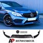Mercedes C Class C43 W205 Front Splitter 2014-2018 Brabus Carbon Fibre