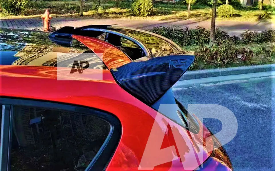 Ford Focus MK4 MK4.5 Car Rear Roof Spoiler 2019-2022 Carbon Fibre