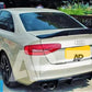 Audi A4 B8 Saloon Car Rear Spoiler 2008-2016 Gloss Black