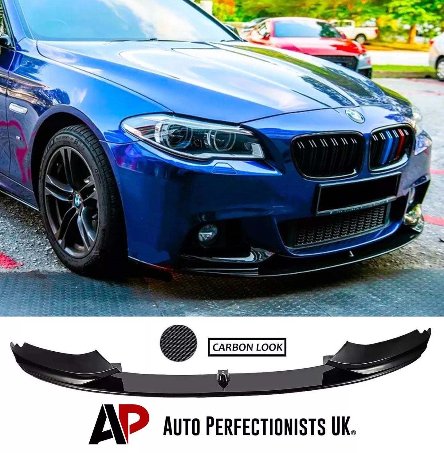 BMW 5 Series F10 F11 Front Splitter 2010-2017 Carbon Fibre