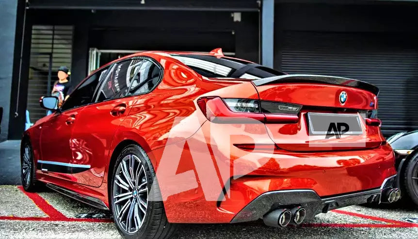 BMW 3 Series M3 G20 G80 Car Rear Spoiler 2018-2024 Gloss Black
