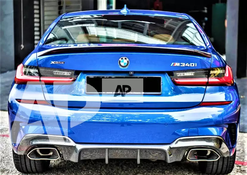 BMW 3 Series M3 G20 G80 Car Rear Spoiler 2018-2024 Gloss Black