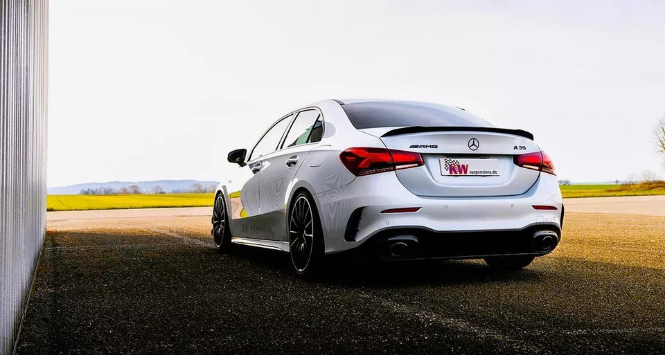 Mercedes A Class Saloon V177 AMG Car Rear Spoiler 2018-24 Gloss Black