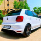 VW Polo MK5 Car Rear Roof Spoiler 2009-2017 WRC Style Gloss Black